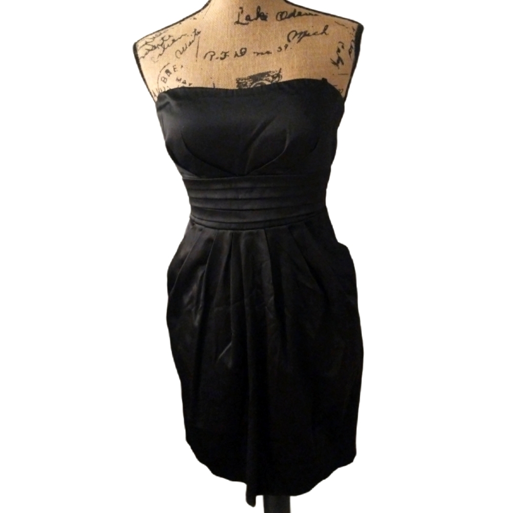 Black formal tuxedo dress